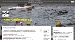 Desktop Screenshot of kanuclub-merzig.de